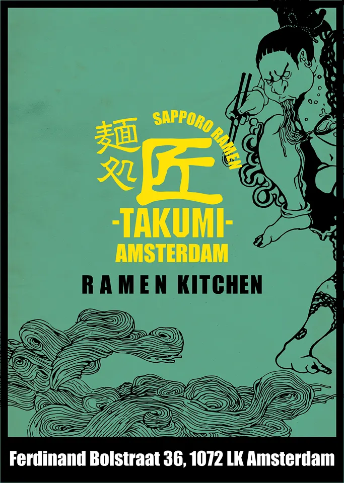 Takumi Ramen Kitchen in Oude Pijp, Amsterdam