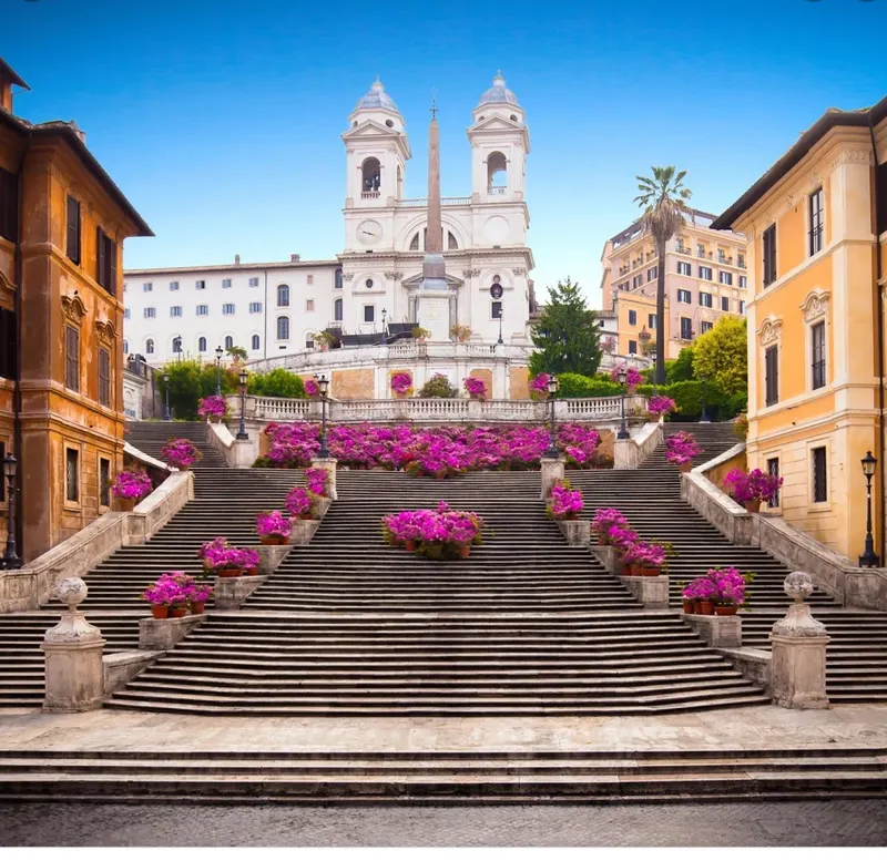 Spanish Steps & Trinità dei Monti in Rome