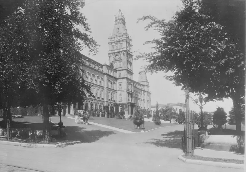 Parliament Building in Quartier Petit-Champlain, Quebec City