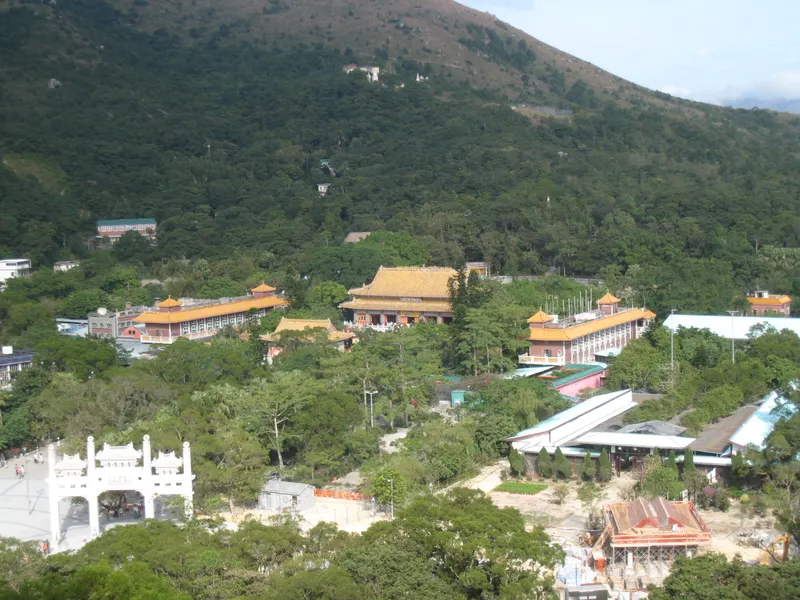 Po Lin Monastery in Islands District, Hong Kong