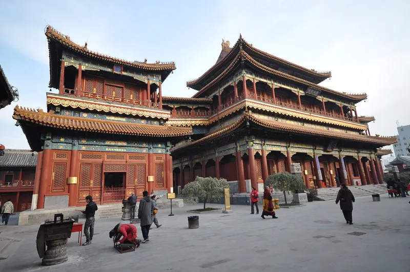 Yonghegong Lama Temple in Beijing