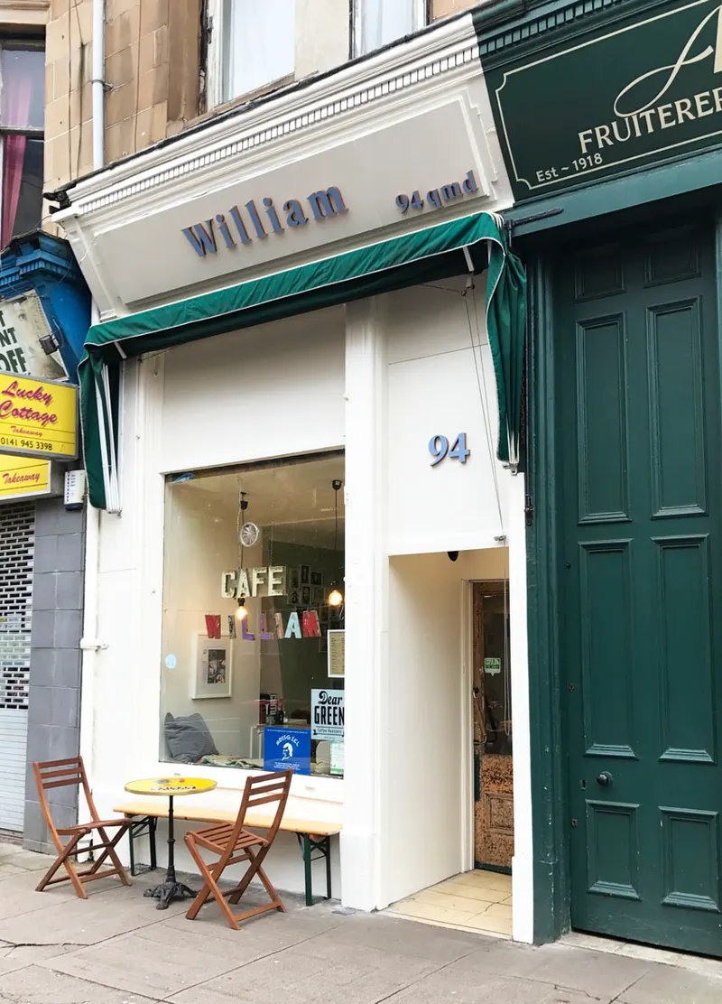 William Cafe in West End, Glasgow