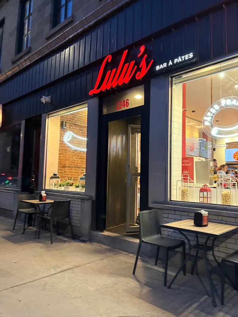 Bar à Pâtes Lulu's Quartier Latin / Lulu's Pasta Bar in Quartier Latin, Montreal