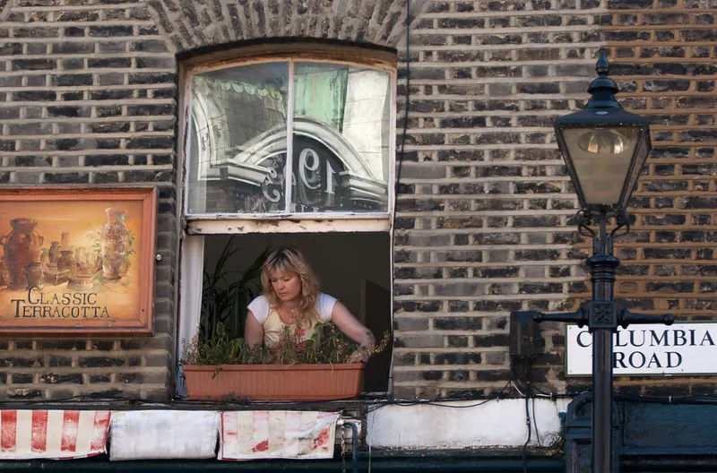 Columbia Road Flower Market in Shoreditch, London