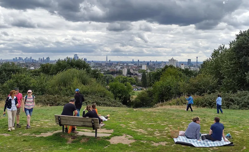 Hampstead Heath in Camden Town, London