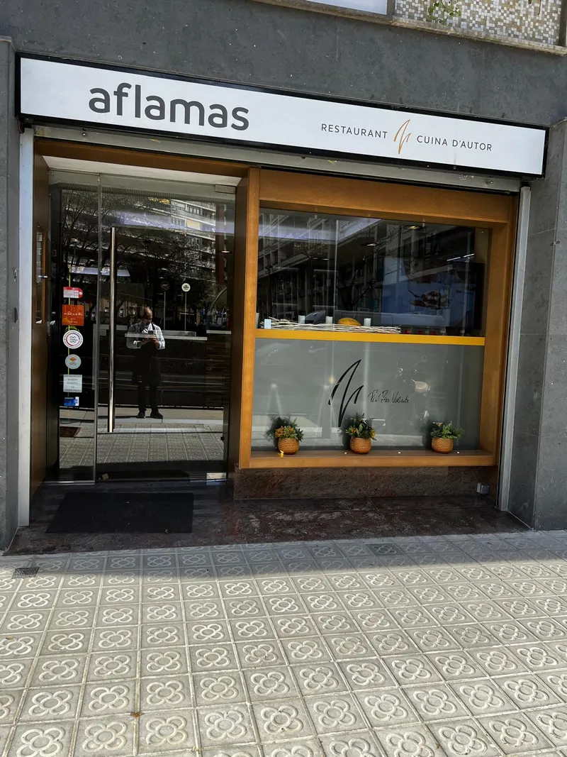 Aflamas Restaurant in Les Corts, Barcelona