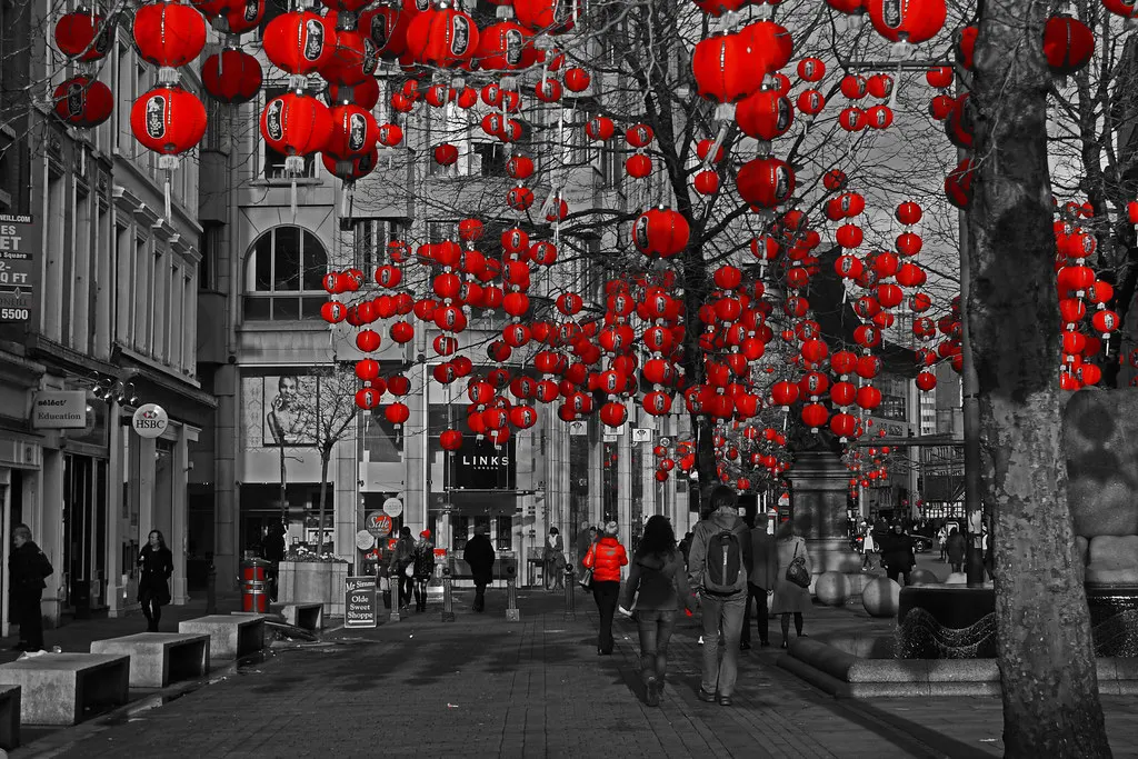 Chinatown in Manchester