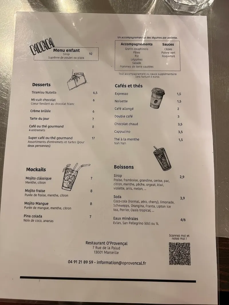 Restaurant O'Provençal in Noailles, Marseille