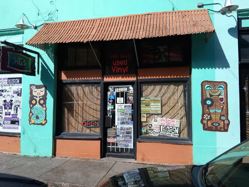 Sig's Lagoon Record Shop in Midtown, Houston