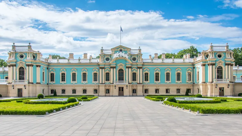 Mariyinsky Palace in Pecherskyi district, Kyiv